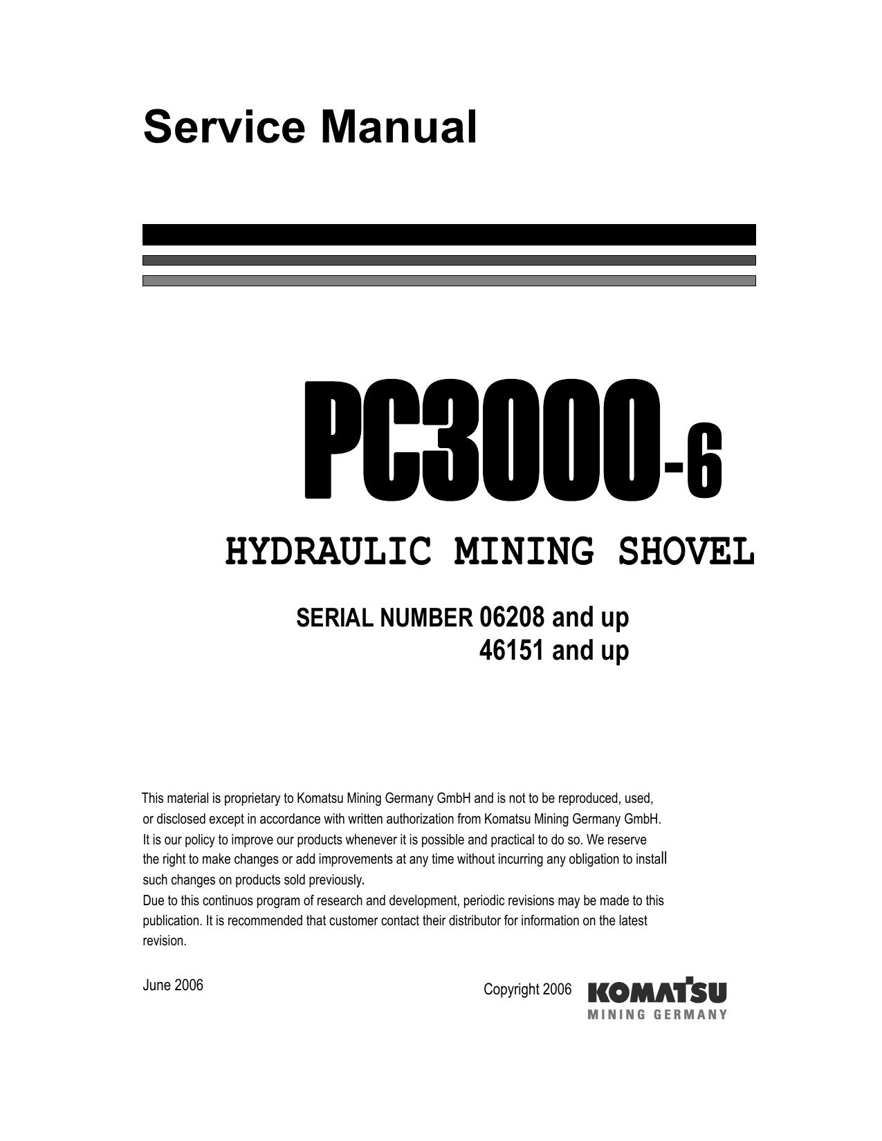 PC3000-6 SERVICE MANUAL